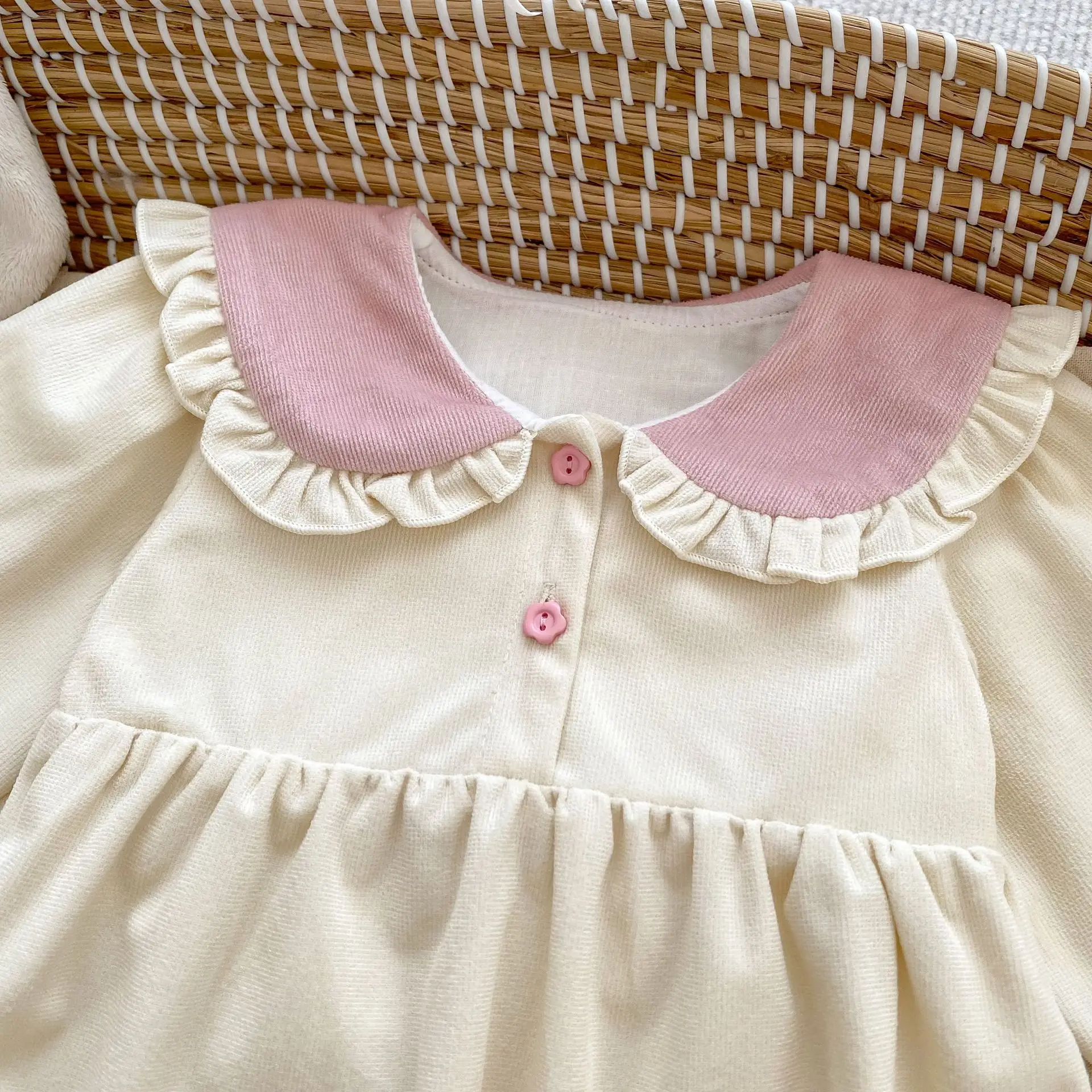 Autumn Newborn Clothes Baby Girl Bodysuit Cute Rabbit Ear Infant Long Sleeve Onesies Toddler Casual One Pieces Jumpsuit