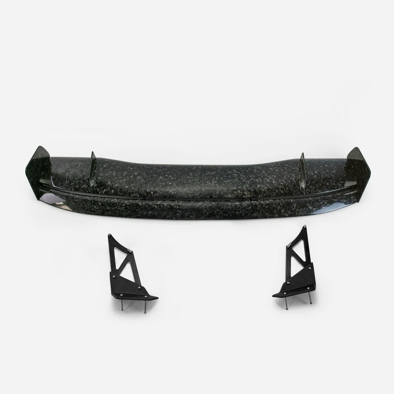 مناسبة لهوندا سيفيك FK8 نوع R لجناح صندوق السيارة الخلفي من ألياف الكربون #5