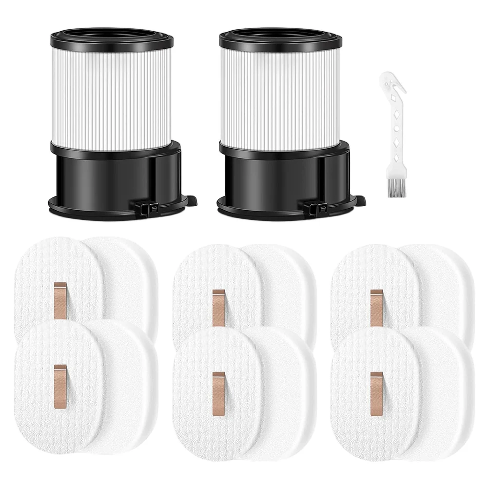 

15 Pcs HEPA Filter Replacement Kit Compatible with For Shark Cordless Vacuums Washable Filters and Cleaning Brush