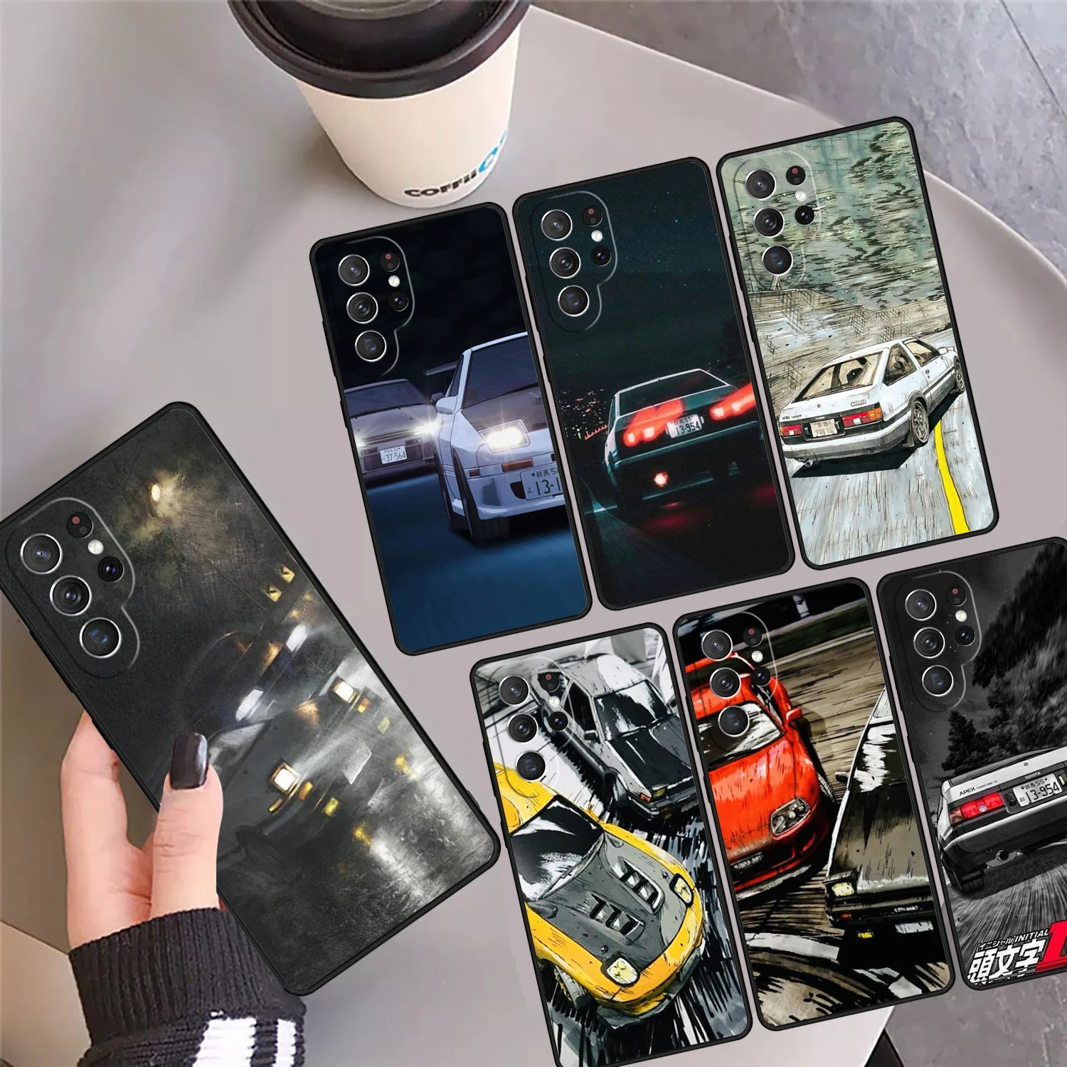 

Чехол для телефона Initial Drift, чехол для Samsung Galaxy S24 S25 Ultra S23 S22 Plus S21 FE S20 Note 10 20 Pro Ultra