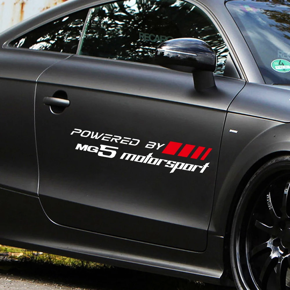 2 قطعة لموريس المرآب MG MG3 MG5 MG6 MG7 HS GT هيكتور ZS شعار السيارة الجسم ملصقات الباب ديكور السيارات التصميم الشارات اكسسوارات