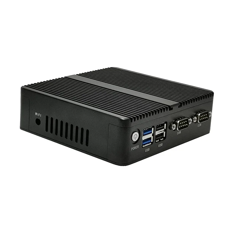 

Mini host quad core j4125 microcomputer minipc dual network dual string fanless linux small host