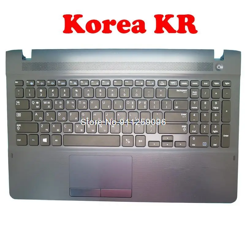 Laptop PalmRest&Keyboard For Samsung NP270E5J NP270E5G 270E5J 270E5G Korea KR France FR Upper Case With Touchpad New