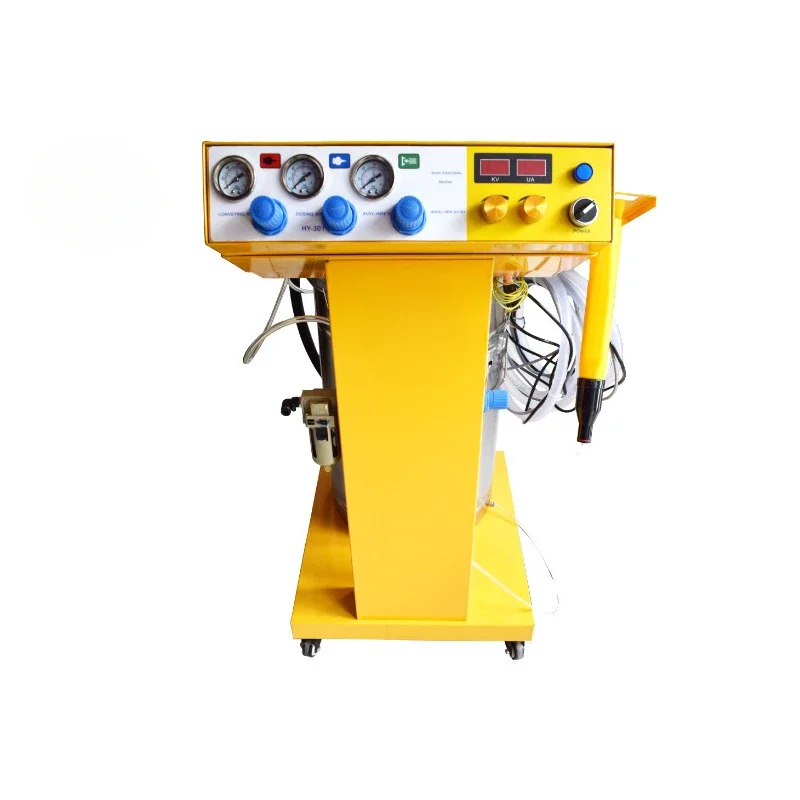 Intelligent electrostatic spraying machine, electrostatic powder, plastic powder, electrostatic spraying gun, spraying equipment