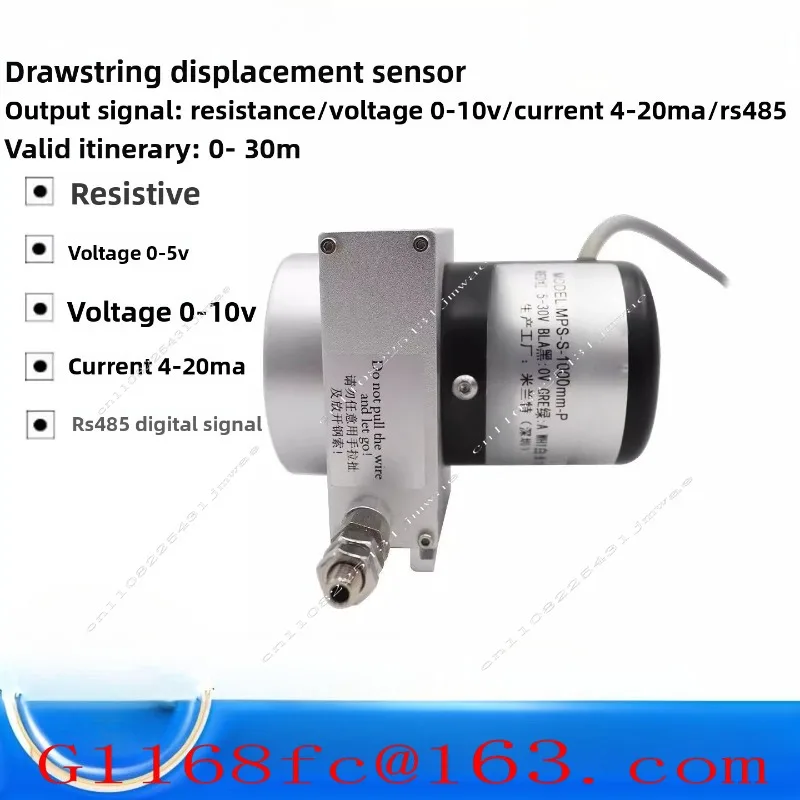 Drawing Rope Displacement Sensor WPS-S-1000