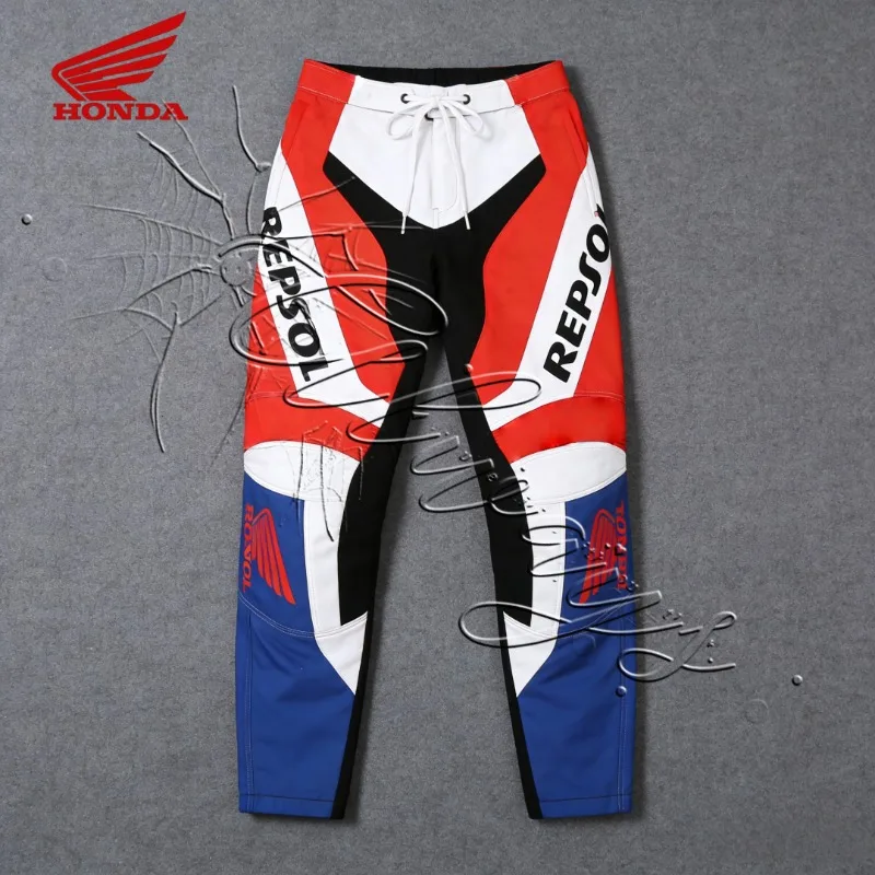 

Honda Racing Summer New Cycling Pants Men's MOTO Racing Motorcycle Suit Pants Outdoor Off Road Mountain Bike Quick Drying Pants