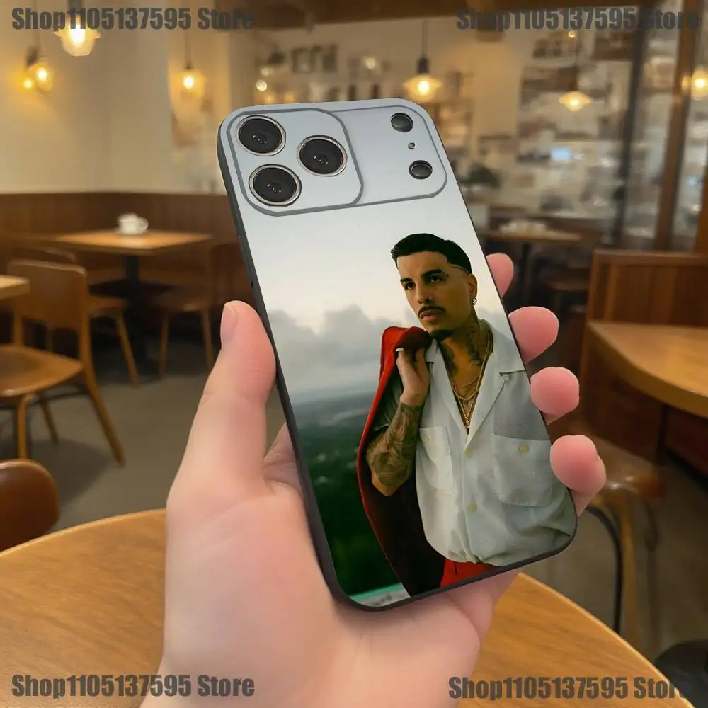 حافظة هاتف Singer R-Rauws A-Alejandro لهاتف iPhone 17,16,15,14,13,12,11,Pro,XS,Max,XR,Plus,E,SE4,Mini Black Soft Cover #3