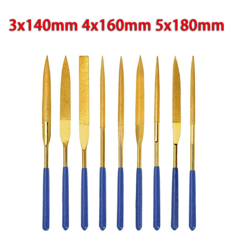 

Алмазный мини-файл, 1 шт./компл., набор титановых напильников, пилочка для ручной работы, гальванический сплав, шлифовальный песок, ручные инструменты «сделай сам»