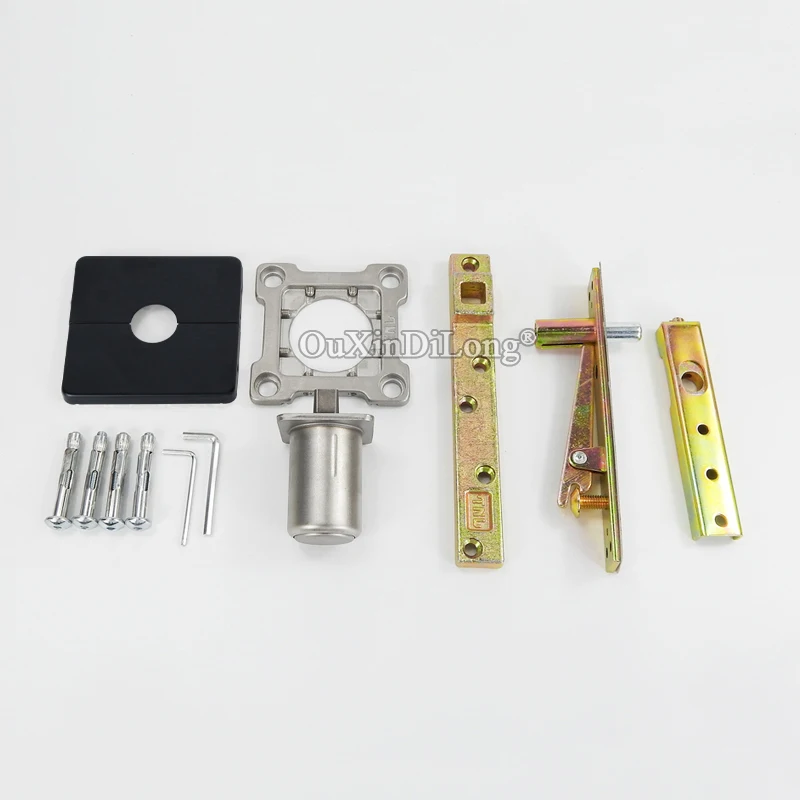 

1Set Heavy Door Pivot Hinge 360° Rotary 90° Positioning Invisible Hidden Pneumatic Door Hinges Floor Spring Hinges Loading 150KG