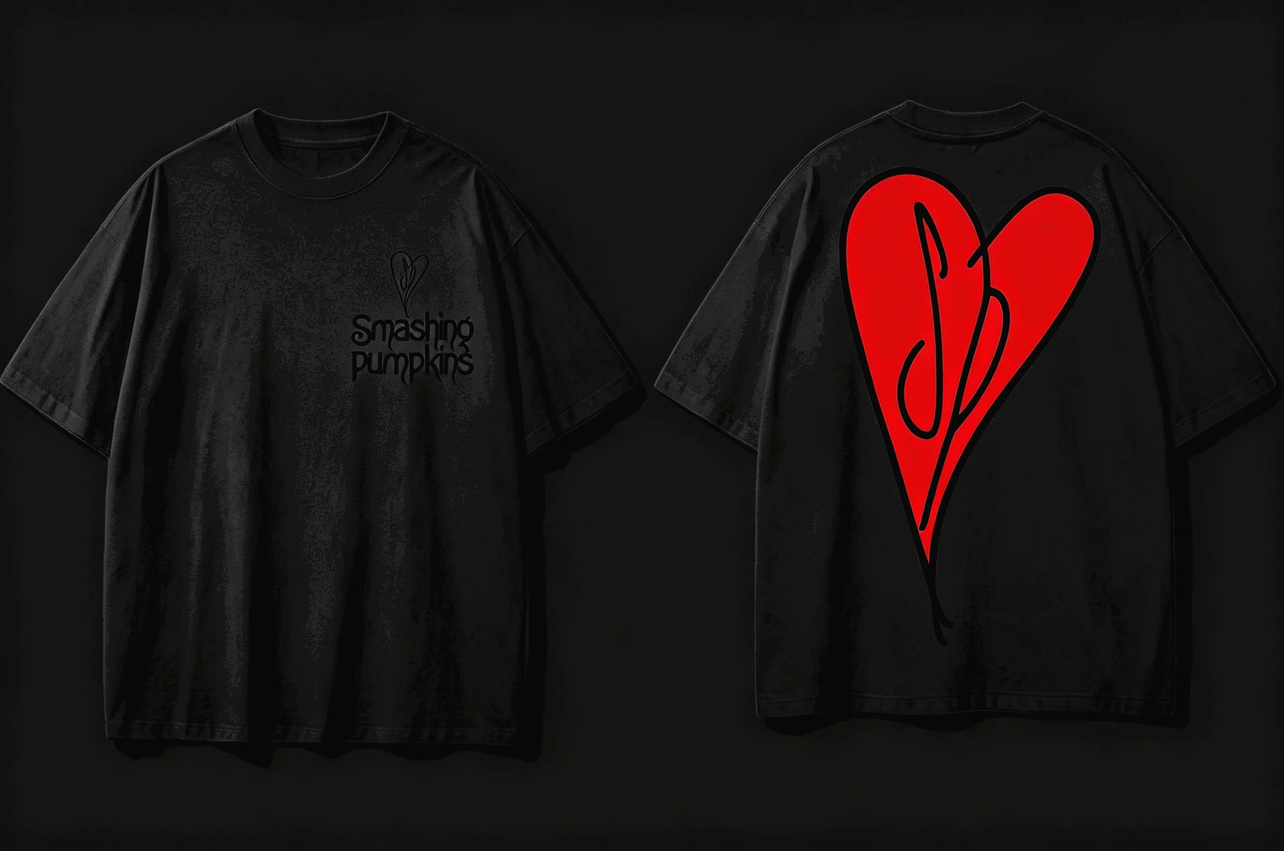 Smashing Pumpkins Summer New Cotton Retro Unisex Casual Fashion T-shirt High Street Oversized Unisex Trendy Cotton Breathable