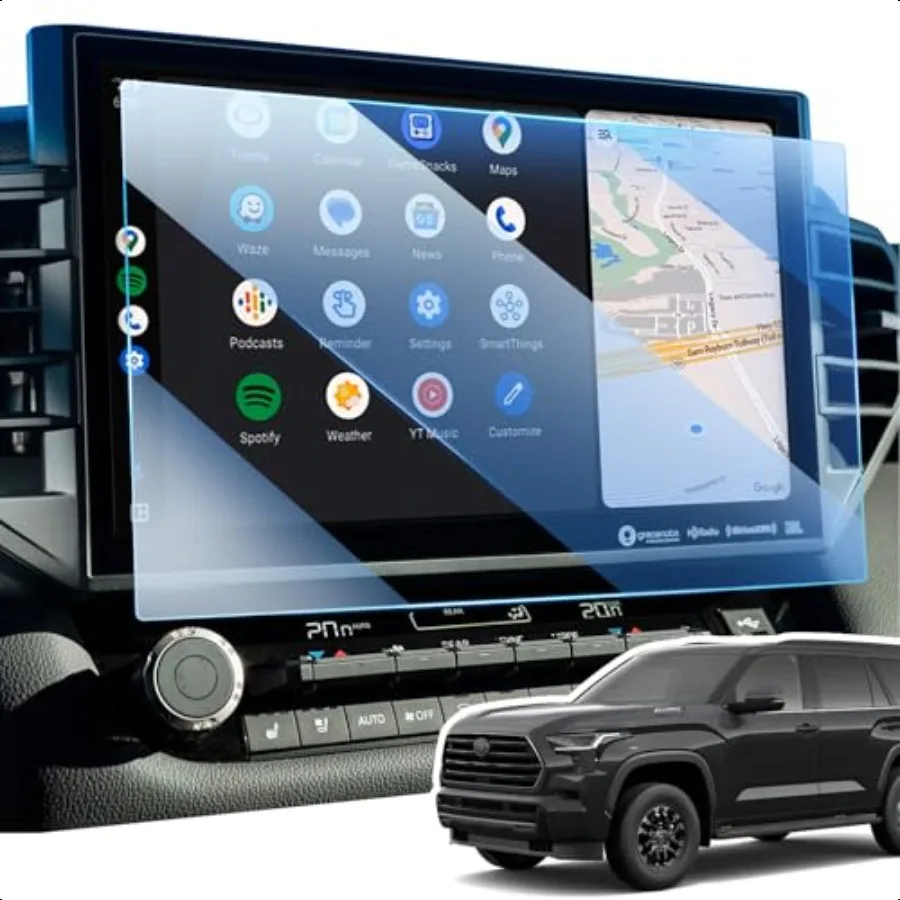 

Screen Protector for 2025 2024 2023 2022 Tundra 2025 2024 2023 Sequoia 14 Inch Navigation Touchscreen HD Clear High Sensitivit