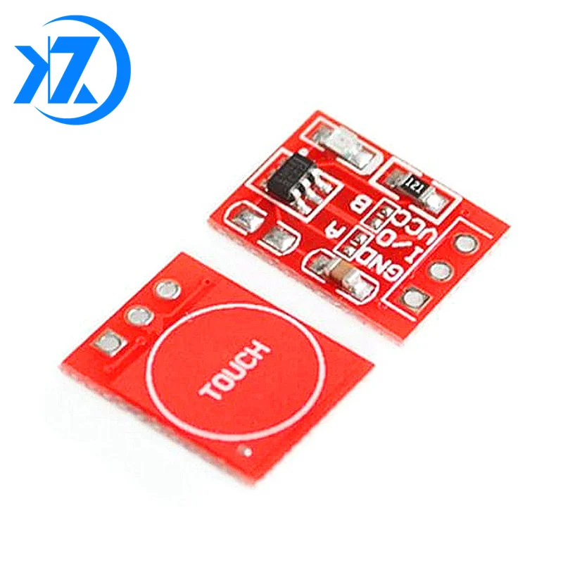 10PCS NEW TTP223 Touch Button Module Capacitor Type Single Channel Self Locking Touch Switch Sensor