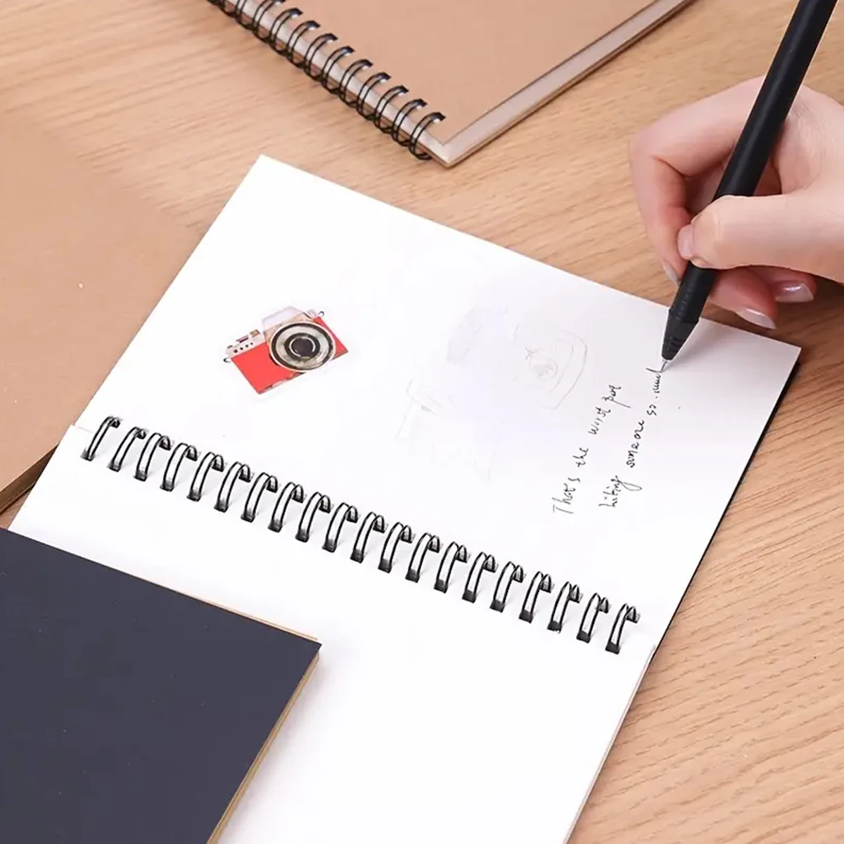 Creative Colorful Page Notebook Chinese Style Hardcover Diary Books Weekly Planner Handbook Color Inside Page for Students