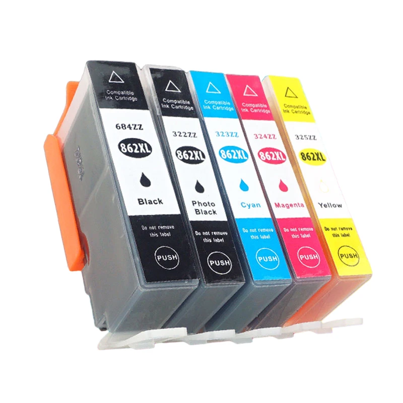 862 XL 862XL Ink Cartridge Compatible for HP862 for HP Photosmart D5468 B8558 C6324 C6375 B209a B210a B210b B209a B210a B210b