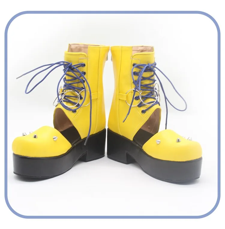 A.B.A Cosplay Schuhe PU Leder Schuhe Anime Zubehör Cosplay Requisiten Halloween Karneval Stiefel Nach Maß