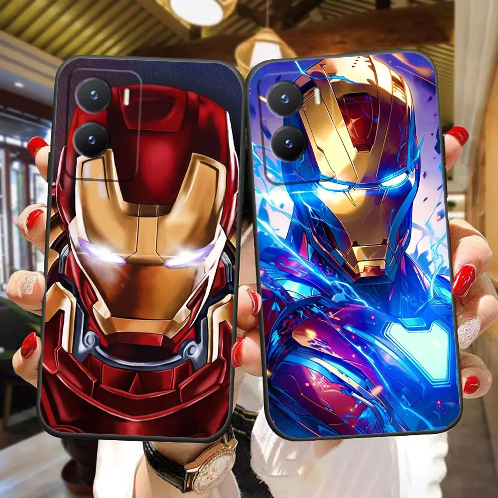 

Marvel Iron Man Phone Case For VIVO Y93 Y78 Y72 Y51 Y50 Y36 Y33T Y31 Y22S Y21 Y20 Y19 Y17S Y15S Y11 Y02S Case Funda Coque Shell