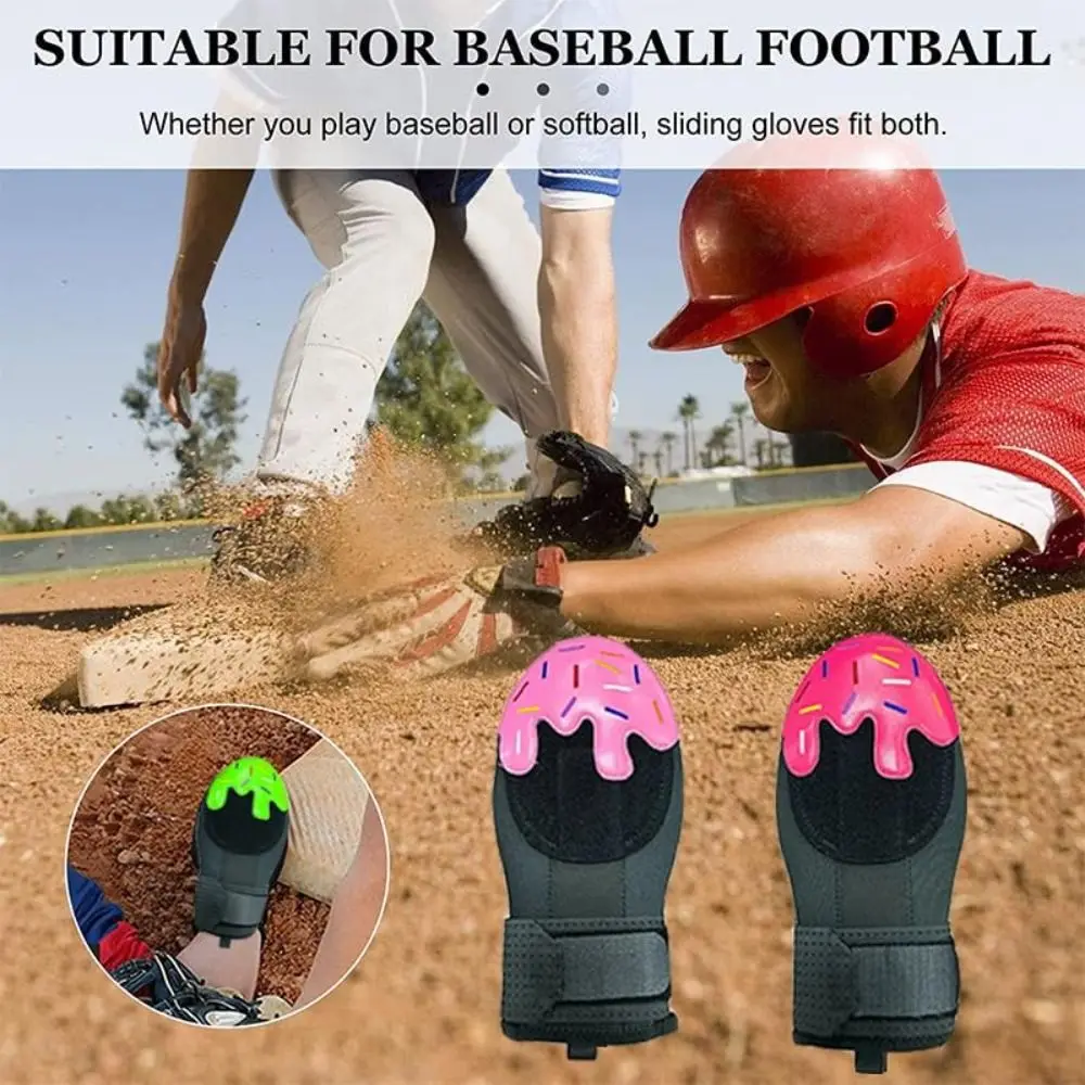 Universal Baseball Sliding Mitt Right or Left Hand Neoprene Baseball Sliding Glove Youth & Adult Sizes Compression Strap