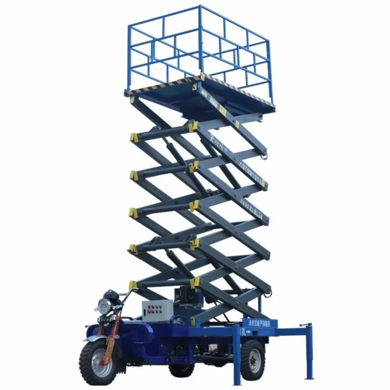 Elevador de tesoura em miniatura móvel para cilindro eletro-hidráulico de carregamento de carga