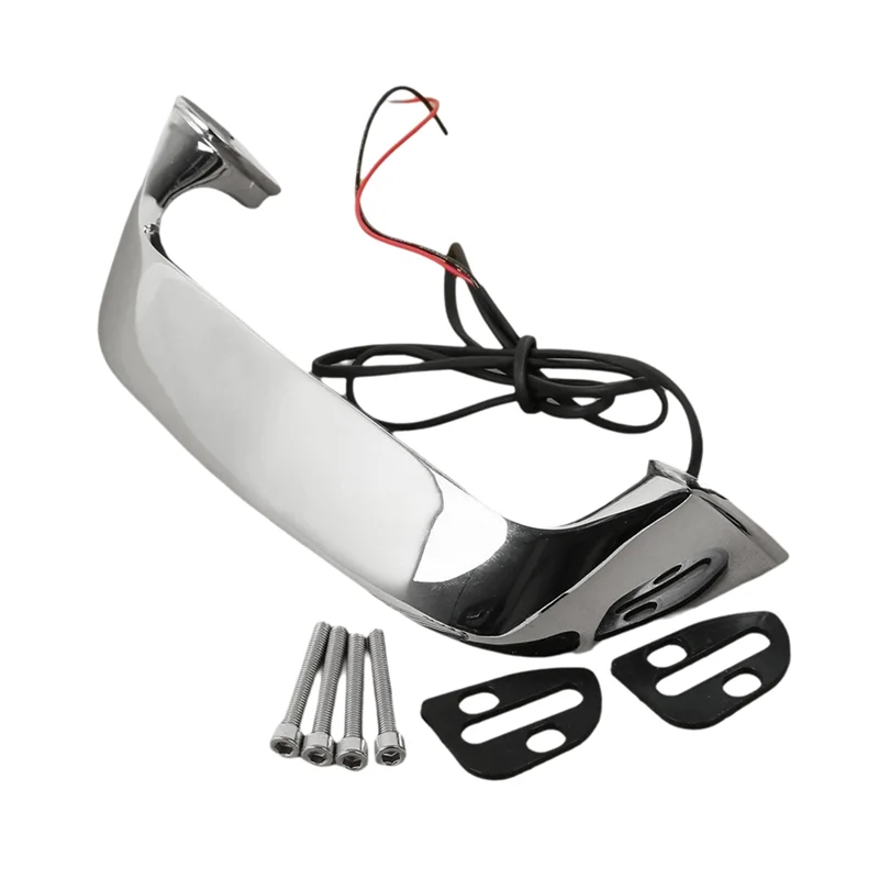 Leading-Edge-Motorcycle Turn Signal Lamp Headlight Taillight Chrome Finish For Honda Gold Wing 1800 GL1800 2001-2016 Rear Brake