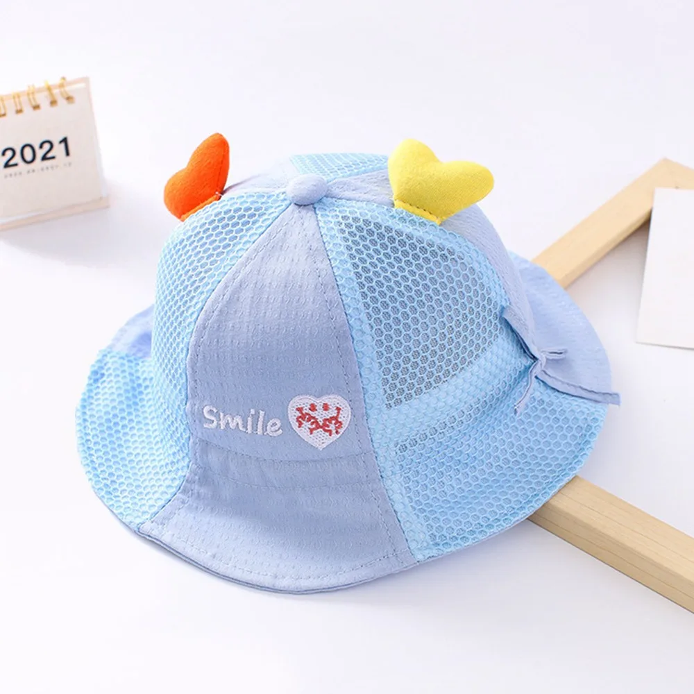 

Anti-UV Soft Kids Fisherman Hat Cartoon Cotton Bucket Hat Children's Cap Boys Girls