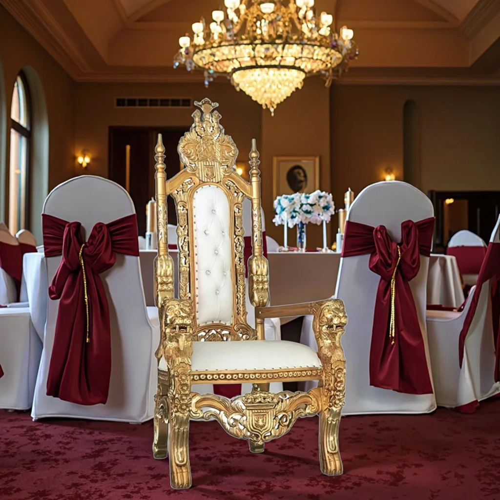 Factory Direct 2026 Wholesales  Cheap Durable Luxury Event Throne Chair King Sofa