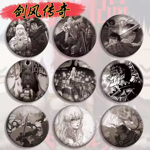 Berserk Anime Badges pins for Backpack 58mm Icons