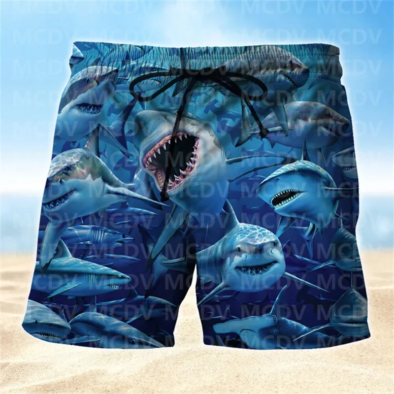 

Shark Mens Board Shorts, Shark Swim Shorts in Men's Swimwear, Shark Swimming Mens Board Shorts