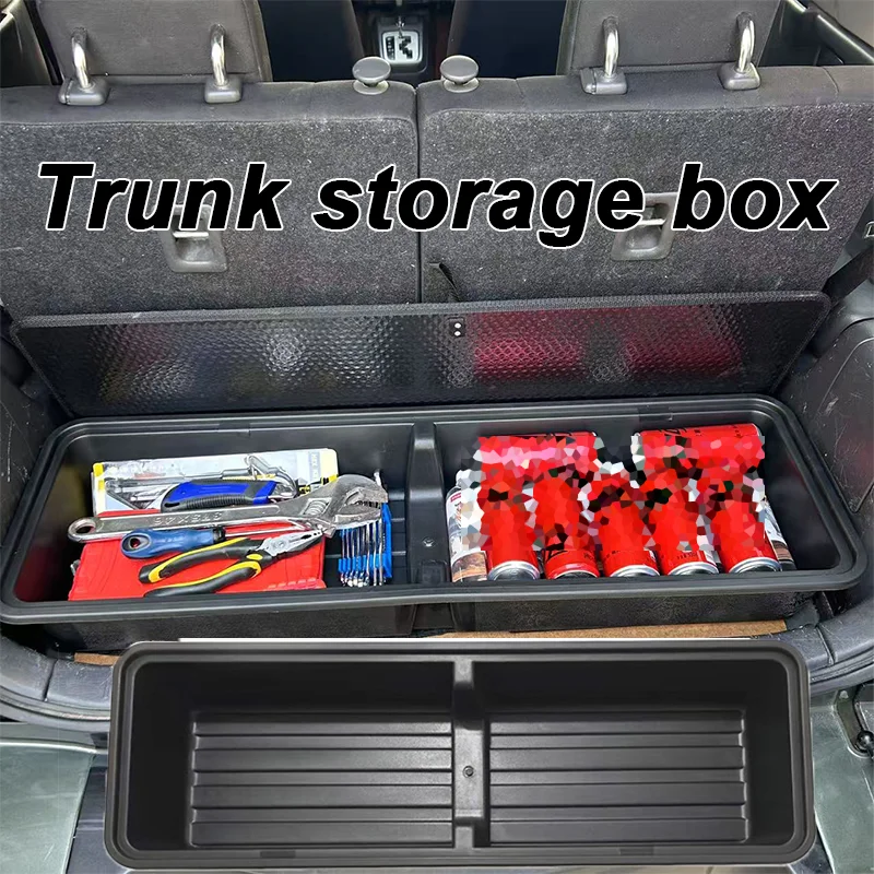 Rear Trunk Magic Storage Box for Suzuki Jimny JB33/JB43 - Custom Tailored Organizer with Seatback-Friendly Design