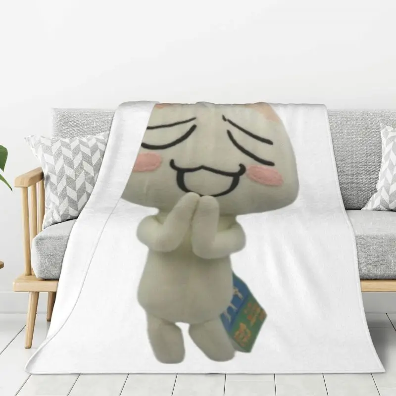 Custom Cartoon Anime Games Toro Inoue Cat Blanket 3D Printed Soft Flannel Fleece Warm Throw Blankets Office Bedroom Couch Quilt