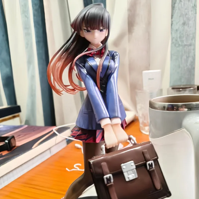 Komi Kan niet Communiceren Shouko Komi 25 cm Wave Anime Mooi Meisje PVC Action Figure Collectible Model Pop Gift Desktop ornamenten
