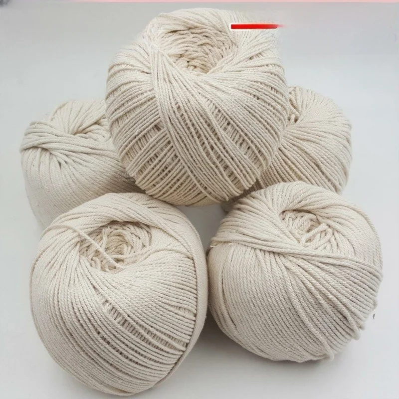 

Белая пищевая хлопковая веревка ручной работы для кухни, дома, шитья, рукоделия, аксессуары для DIY, конопляная веревка ручной работы