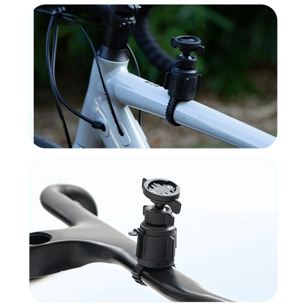 For Cycling For Mountain Biking 122mm Strap Length Adjustable Mount Adapter Rubber Material Mount Bike Frame Tube Fit