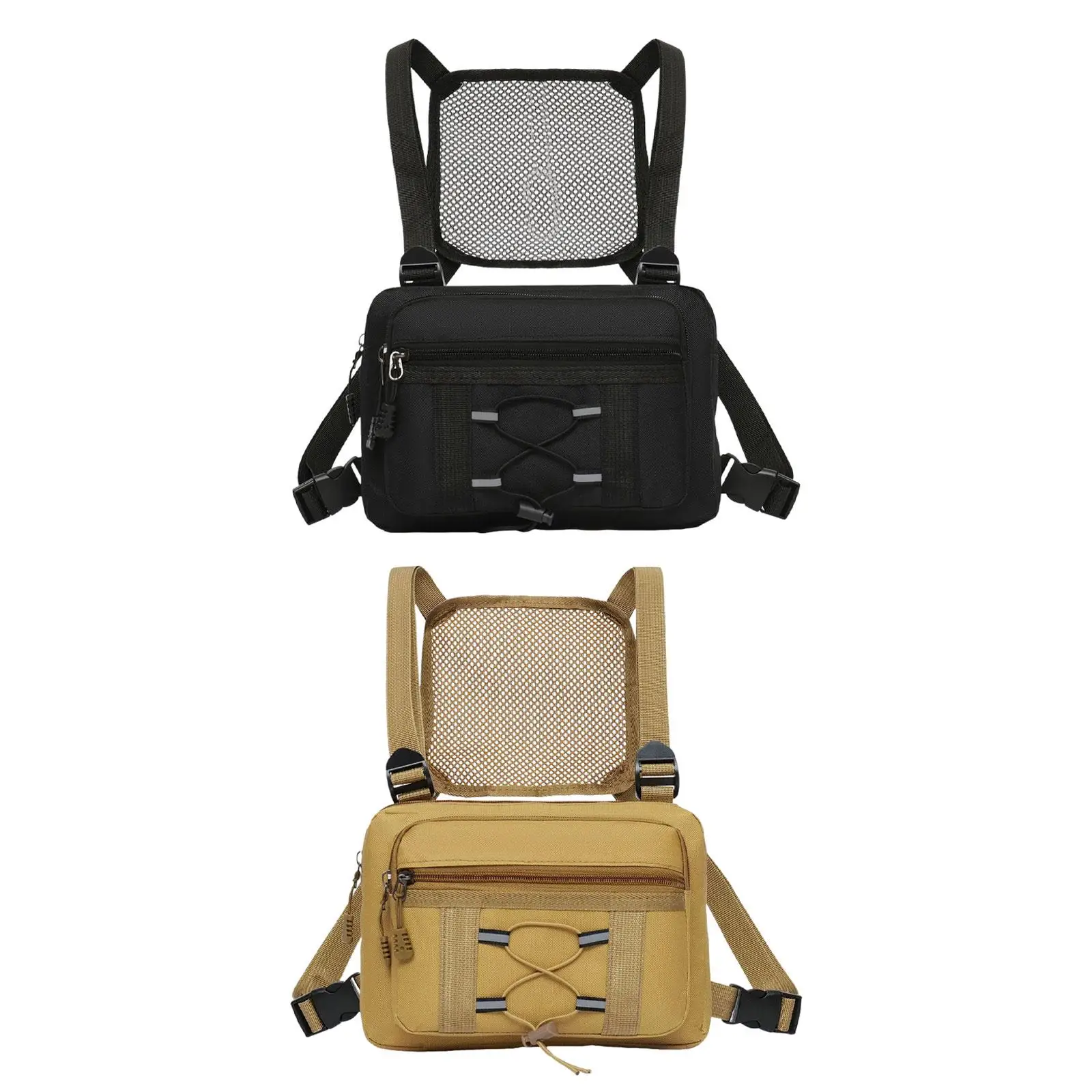 Breathable Binocular Harness Chest Bag with Rangefinder Pocket for Birdwatching Hiking Camping Waterproof Bino Pouch view 3
