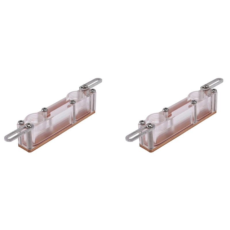 2X Multipurpose Mosfet Cooler Mos Waterblock For Motherboard Power Supply Graphics Card (8Cm)