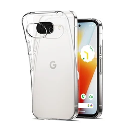 Silicone Phone Soft Case For Google Pixel 9A 9 8 8A 7 7A 6 6A Pro XL 5G Ultra Thin Clear Back Cover Transparent Shell Shockproof
