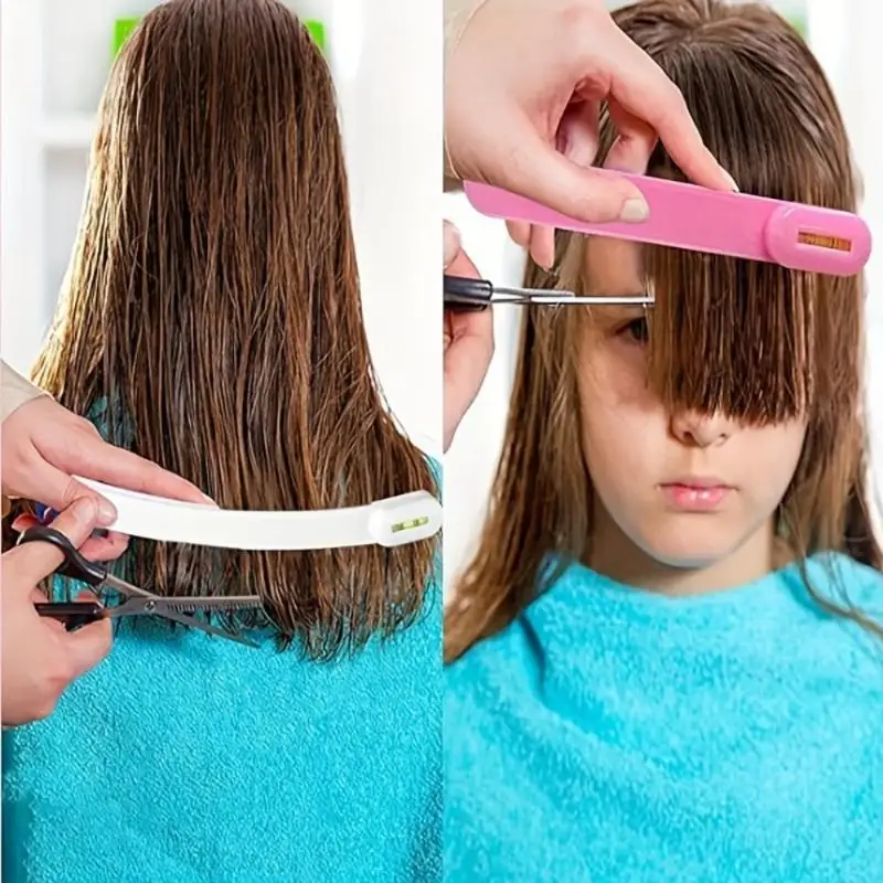 Hair Cutting Tool Kit 4Pcs Rust-proof Bangs Trimming Scissors Comb for Daily Home DIY Hairstyling