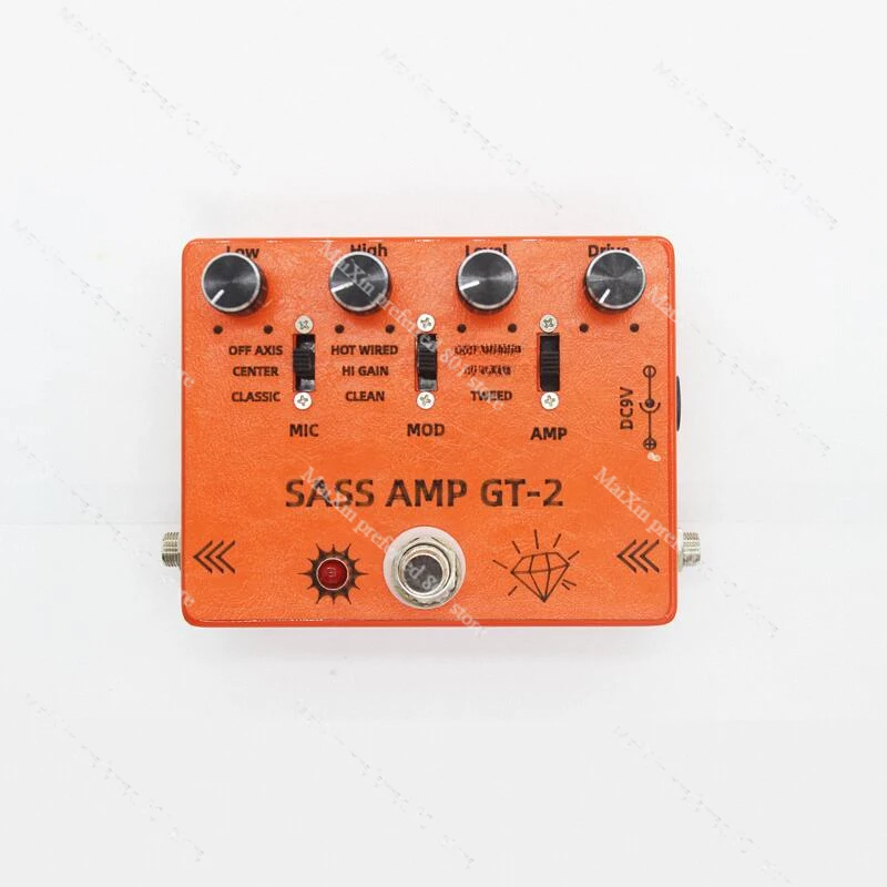 DIY Hand Effect Maker SansAmp GT-2 Duplicate Electric Guitar Speaker Simulates Distortion of a Single Circuit Board