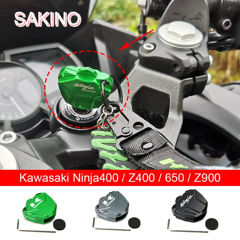 

Fit Kawasaki Ninja400 Z400/650/Z900 Motorcycle Accessories CNC Aluminum Alloy Key Case Cover Shell