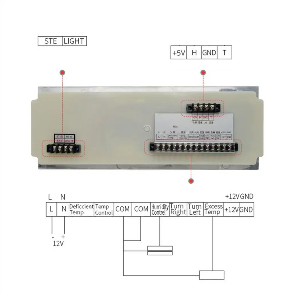 Temperature and Humidity Sensor XM 18G Thermostat Humidity Controller with LED Display for Poultry Egg Brooder