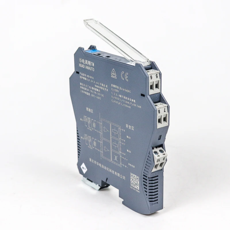 Original 1 in 2 Out 4-20mA Mini Safety Isolation Analog signal Isolator 0-10V signal Converter DC Ac Isolated Safety Barrier