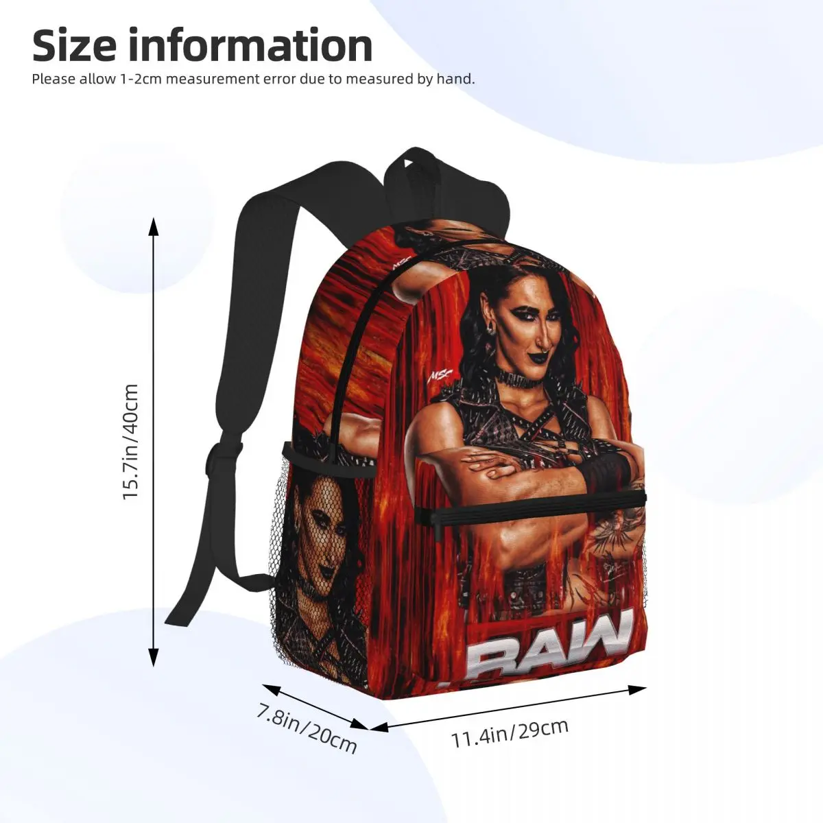 Rhea Ripley Studenten-Rucksack, Schultasche, Wandern, Reisen, Tagesrucksack für Jungen und Mädchen, modische Büchertasche, Umhängetaschen