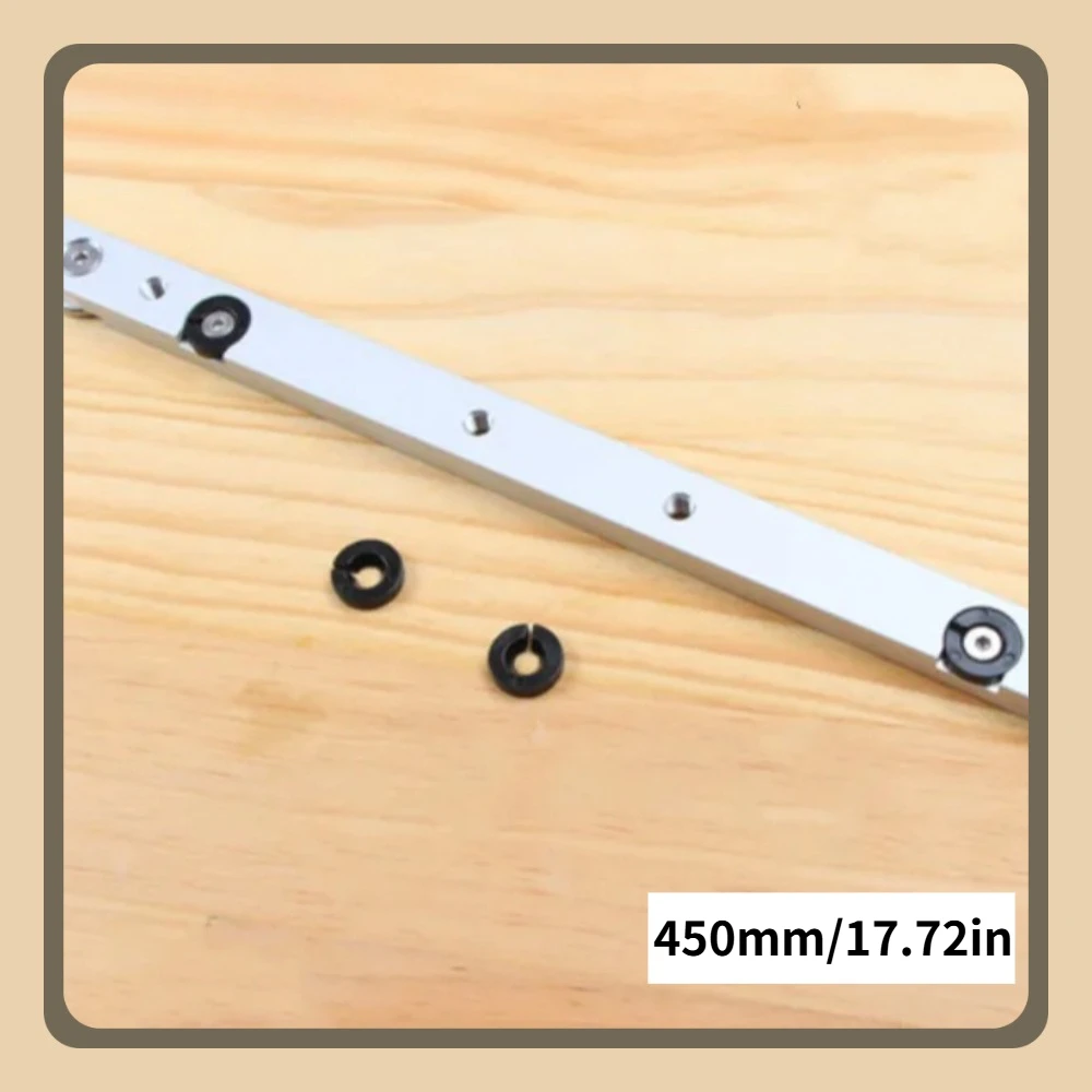 Zware 300/450mm aluminium T-gleufgeleiderstang - Perfect voor doe-het-zelf timmerwerk & professionele houtbewerkingsgereedschappen - afbeelding 1