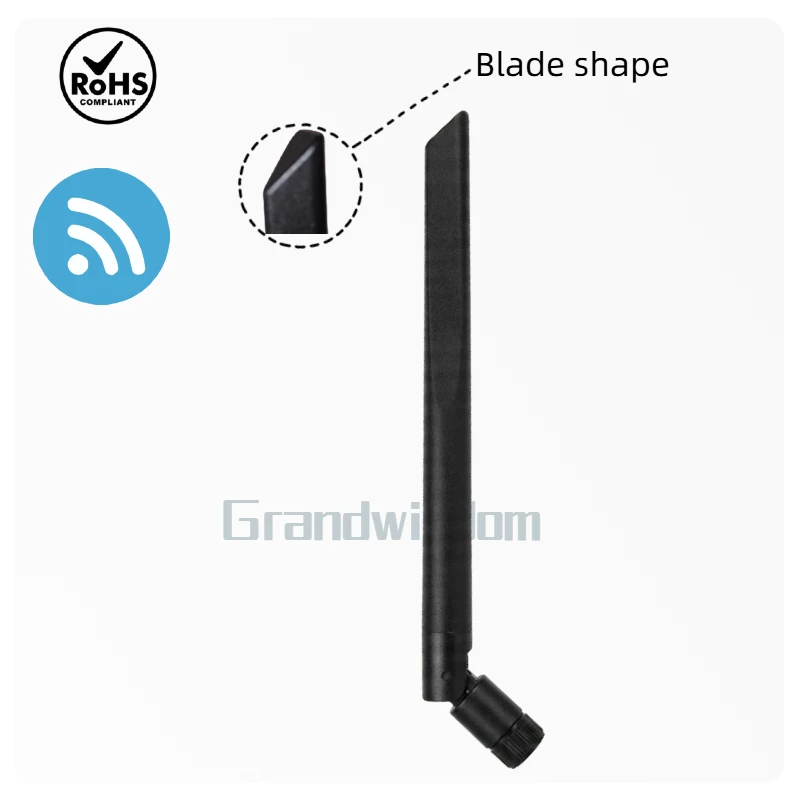 GWS 5 Stück WLAN-Antenne 2,4 GHz 5dBi Verstärkung SMA-Stecker und PX4 zu SMA-Buchse Kabel für Zigbee WLAN 2,4 GHz Router Signalverstärker Largo – Detail 6