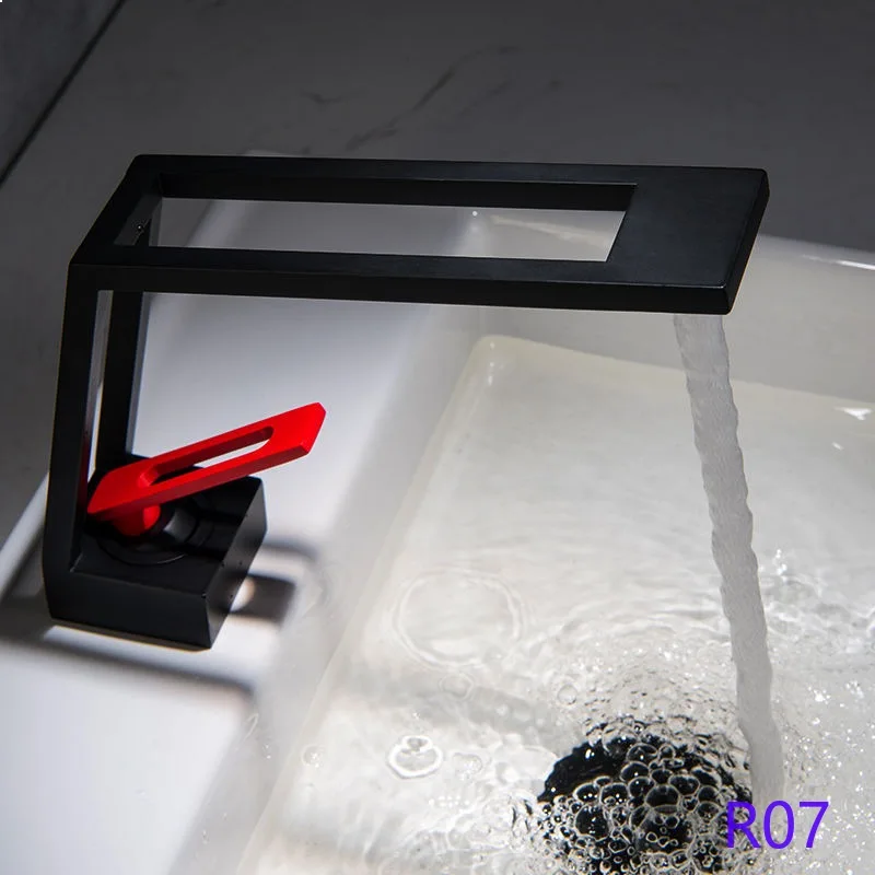 Creative Hollow Solid‑Brass Basin Sink Faucet, Hot & Cold Water Mixer Tap for Home Bathroom Use