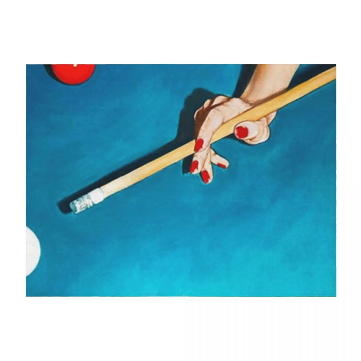 

The Pool Table Retro Throw Blanket Baby for babies Shaggy Furrys Blankets