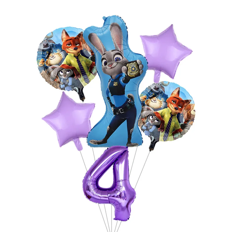 Zootopia Animal Cartoon Balloon Arch Garland Kit for Birthday Party Wedding Baby Shower Festival Party Home Decor Supplies view 5