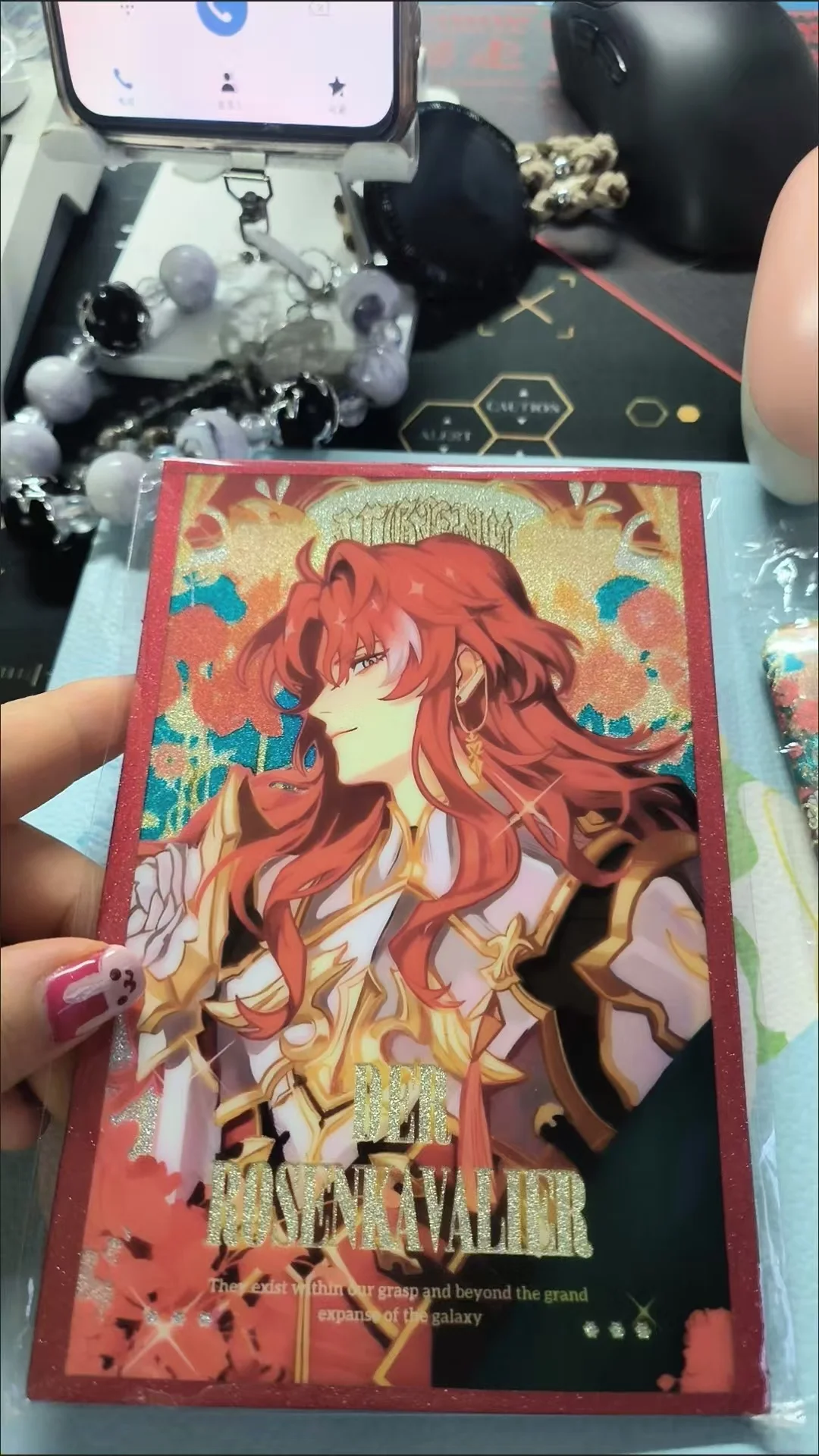 2Pcs/Lot Game  Exquisite Card And Brooch Argenti Pin Cosplay Badge Clothes Decoration Birthday Gift