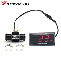 Motorcycle KOSO Water Temperature Mini Meter For XMAX250 300 NMAX CB 400 CB500X Sensor Water Temp Adapter Scooter And Racing