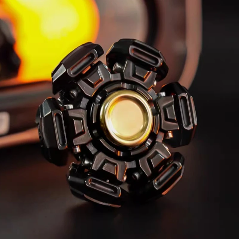 EDC Metal Hand Apen Armor Fidget Spinner GoBiggeR Spinning Top Tip Stainless Steel Metal Stress Relief Toy Sensory Anti Anxiety