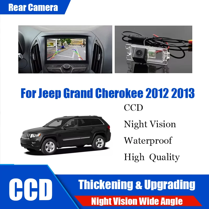 

Car Reverse Rear View Camera For Jeep Grand Cherokee 2012 2013 Waterproof CCD Full HD Night Vision Backup Parking Camera